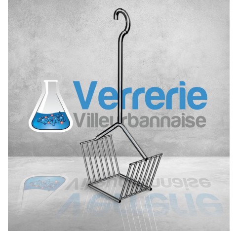 Panier en quartz pour nettoyage de disque à l'acide fluorydrique (HF), toutes dimensions possibles, 