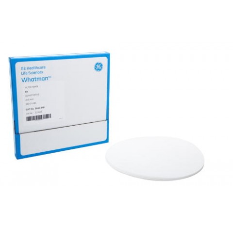 Papiers filtre quantitatifs, grade 44 sans cendres,diametre 70 mm, 100 papiers de filtration en cell
