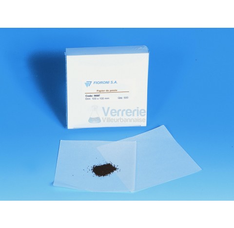 feuille de papier rapure (sucreries) Dim. : 100 x 100mm Cdt et prix par 1000 facilement degradable