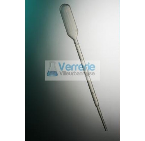 Pipette transfert 3ml Polyethylene naturel gris PAS3A-01