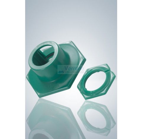 Pied polypropylene pour Eprouvette 100 ml avec anneau de protection