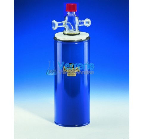 Piege refrigerant avec rodage spherique S29 male et femelle Capacite 250 ml capacite de refroidissem