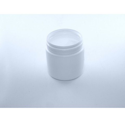 Pilulier 100 ml en PEHD blanc, inviolable bague P60