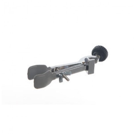 Pince a burette diam de serrage 7 a 25mm avec serrage sur barre diam 13,5mm angle 90 degre en alumin