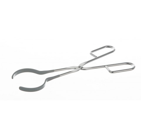Pince a recipient diam 40mm long de pince 130mm long totale 250mm diam de tige 5mm recouvert de poly