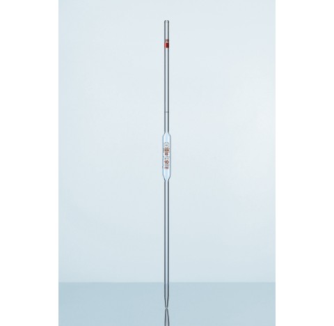 Pipette jaugee classe AS, verre AR,10 ml 2