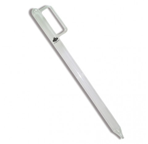 Pipette a vin droite en verre borosilicate 220 ml, diametre 30 mm longueur 500 mm