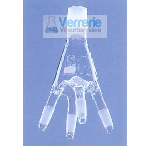 Distributeur / pis de vache selon Bredt 250 ml 29/32 4x 29/32 fabrique dans nos ateliers