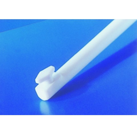 tige d'agitation forme embout demi lune diametre de tige 9,5mm longueur 650mm en PTFE