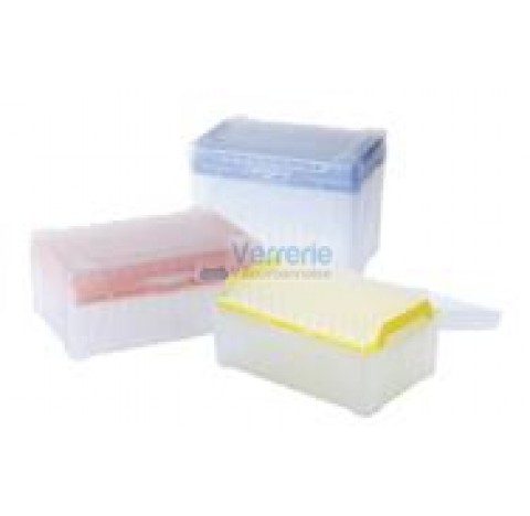 Pointes Optifit 5000 Plus 100 -5000ul. Le materiel utilise dans les pointes, les plaques et les rack