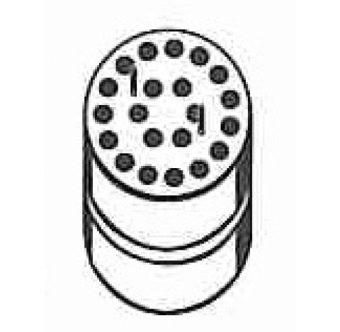 Portoir pour 42 x 1,5HET,2,0 ml diametre d'orifice 11,5 mm longueur 38 mm Hettich