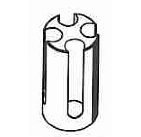 Portoir pour 4 x 15 ml tube conique type Falcon diametre orifices 17 mm longueur 100 mm Hettich