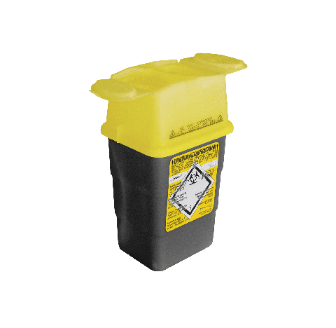 Le collecteur de dechets medicaux SHARPSAFE Modele EXCHANGE NF, d'une capacite de 1 litre, est con‡u