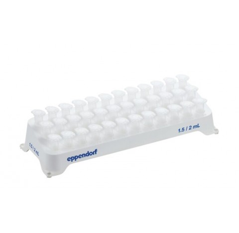 RACK POUR 3 x 12 TUBES 1,5 ET 2,0ml AUTOCLAVABLE BLANC