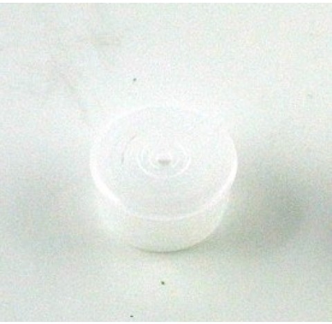 Reducteur bague 24/400 un trou diametre 2,2 mm, en polyethylene alimentaire