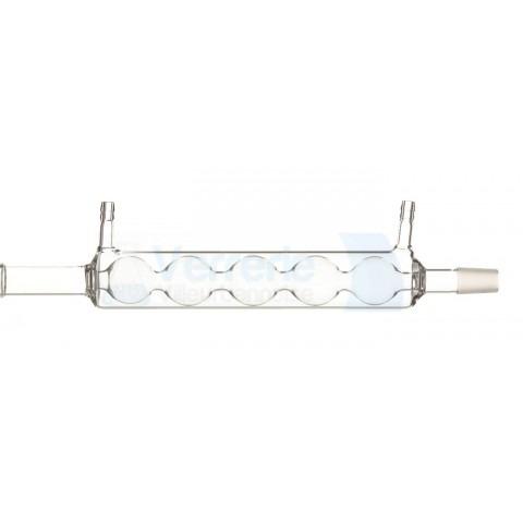 Refrigerant a 5 boules 1 rodage 19/26 olives en verre diametre 10mm longueur utile 250 mm  verre pyr