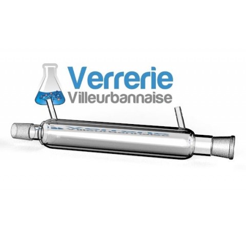 Réfrigérant droit 29/32 250 mm avec olives en verre diamètre externe 50 mm