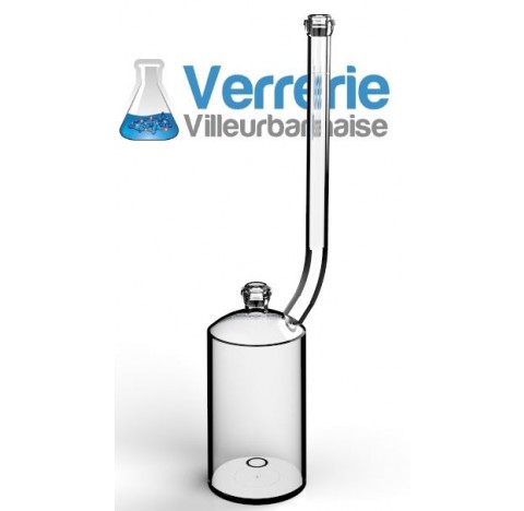Réservoir à condensat 2 rodage 29/15 male, verre borosilicate