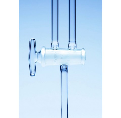 Robinet deux voies 6 mm, pour vide pousse