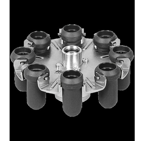 Rotor libre 8 places sans godets n : 5 000 min-1 , ACR MAX : 2879 angme 90 degre Hettich