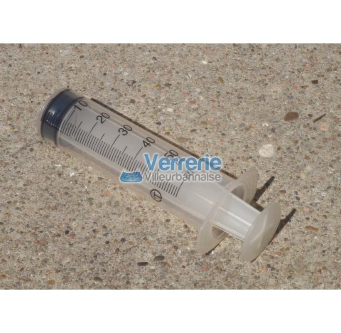 Seringues 10 ml en Polypropylene 3 pieces ( corps , piston et joint ) embout luer Lock.Seringues ste