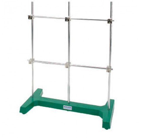 Statif complet en H long 500 x larg 250 x haut 800mm 6,5kg avec barres diam 12mm en acier