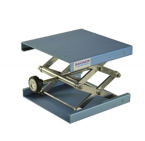 Support boy elevateur 100x100mm hauteur minixmaxi: 55x120mm / 5-10kg en aluminium anodise systeme de