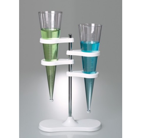 Support d'entonnoir de sedimentation Imhoff,en polypropylene, pour entonnoirs a partir de 90 mm de d