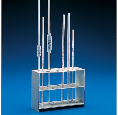 Porte-pipettes 200x75mm haut. 150mm en polypropylene   plastique Kartell