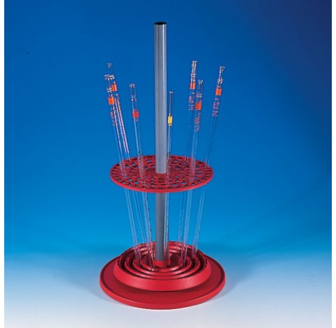 Support pour 94 pipettes diam 230mm haut. 470mm en polypropylene  plastique Kartell