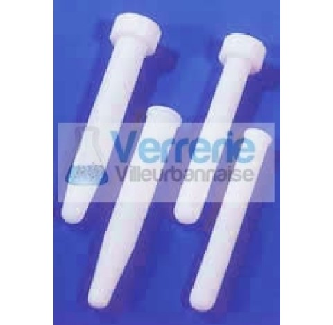 tube a essai 8ml diametre 12mm longueur 100mm col visse fond rond en PTFE