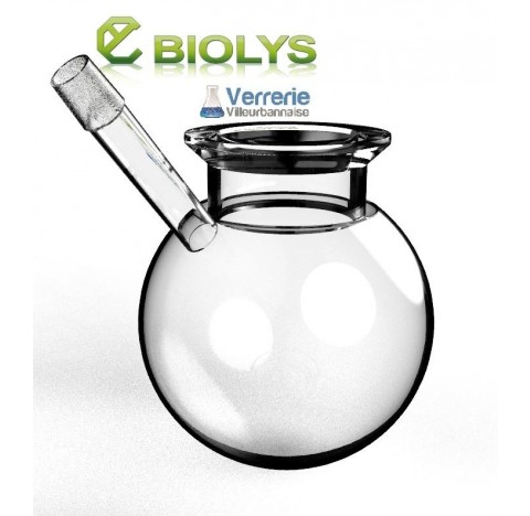 Tete de distillation de Maure 1 litre bride centrale DN100 lateral 45/40