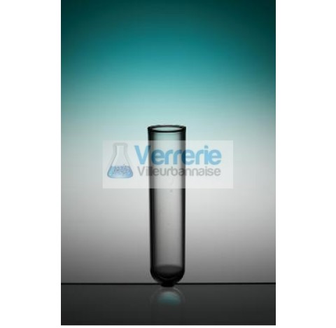 Tube fond rond 5ml Polystyrene naturel hauteur 74,5 TH75-01