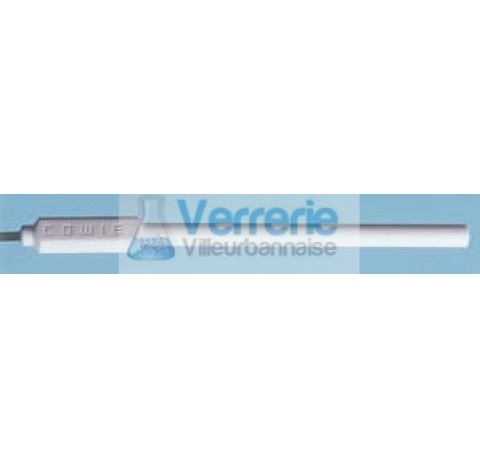 sonde type K diametre 7mm longueur 100mm en PTFE sans prise 2 cables longueur de cable 1000mm