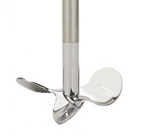 Tige d'agitation a helice diam de pale 50mm diam de tige 8 mm long 300mm tout inox , pour agitation 