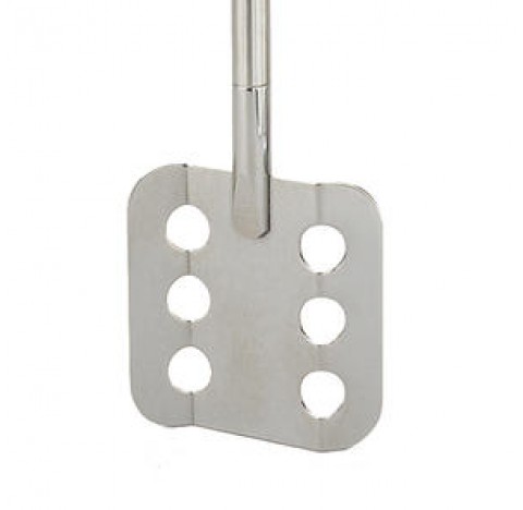Tige d'agitation a palette diam de pale 70mm diam de tige 10mm long 500mm tout inox , pour agitation