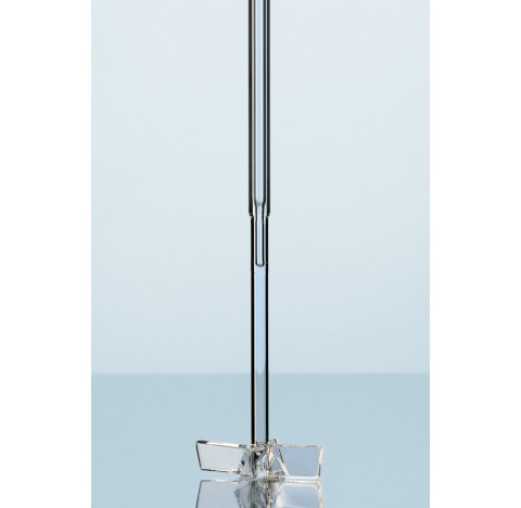Tige calibree DURAN pour agitateur, interchangeables, surface de palier rodee et polie, WG 10, 370 m