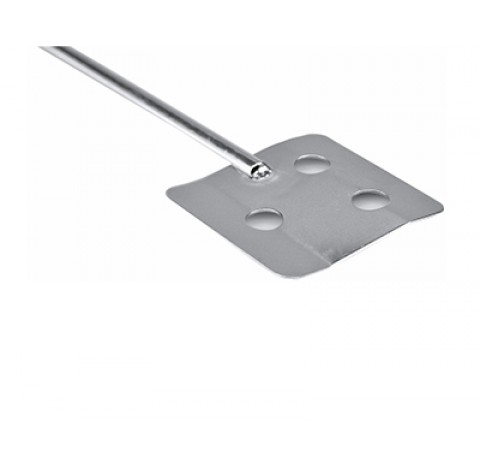 Tige d'agitation lame, l. 40cm, diam. d'agitation 6,8cm, acier inox. 316L