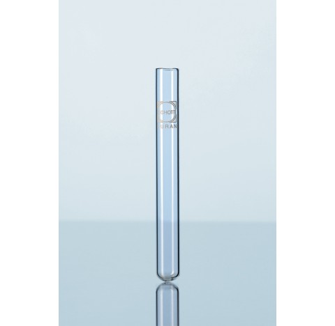 DURAN Tube a essais en verre, sans bords evases, 30 x 200 mm, 100 ml lot de 50