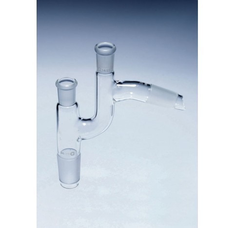 Tube raccord 4 rodages 29/32 dont une prise 29/32 femelle