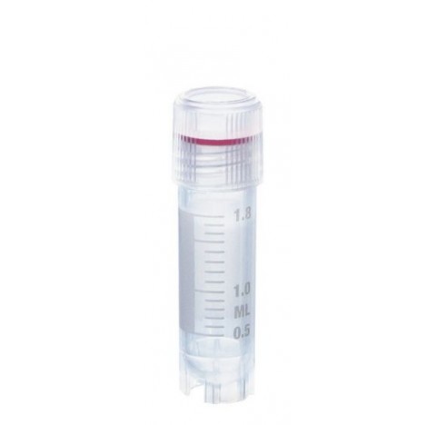 Tubes cryogéniques avec bouchon à vis à filetage externe, Vial cryogénique avec bouchon à vis, PP, 2