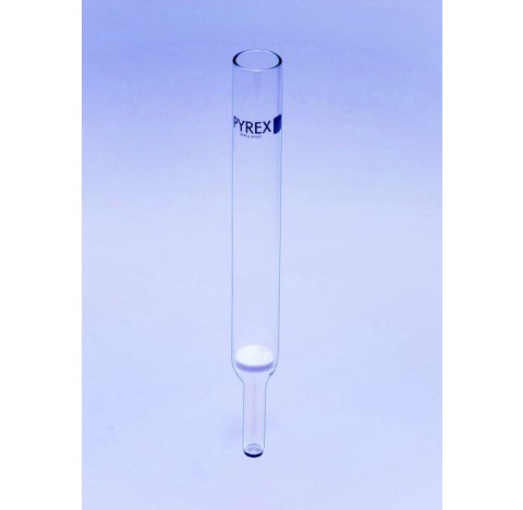 Micro entonnoir cylindrique filtrant, porosite 3, capacite 8ml