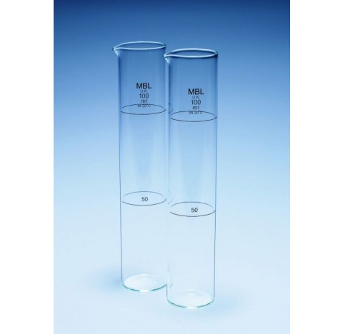 Tube de Nessler a font plat,100ml