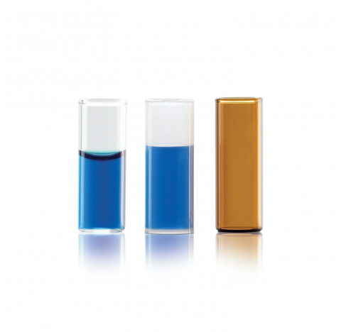 Fiole cylindrique, 2 ml, verre borosilicate clair, 12 mm x 32 mm (Boite de 1000)