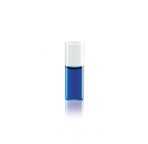 Fiole cylindrique, 4 ml, verre borosilicate clair, 15 mm x 45 mm (Boite de 1000)