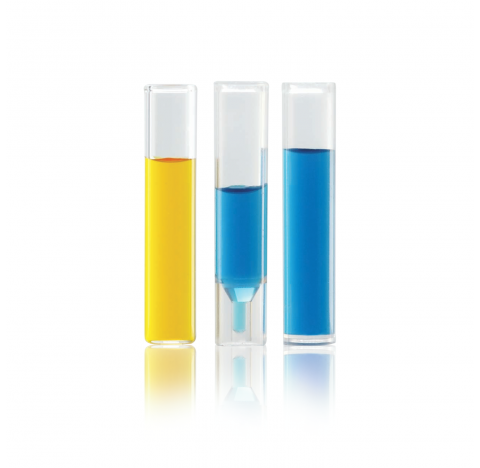 Fiole cylindrique, 1 ml, verre borosilicate de Type I, 8 mm x 40 mm (Boite de 1000). Peut etre utili