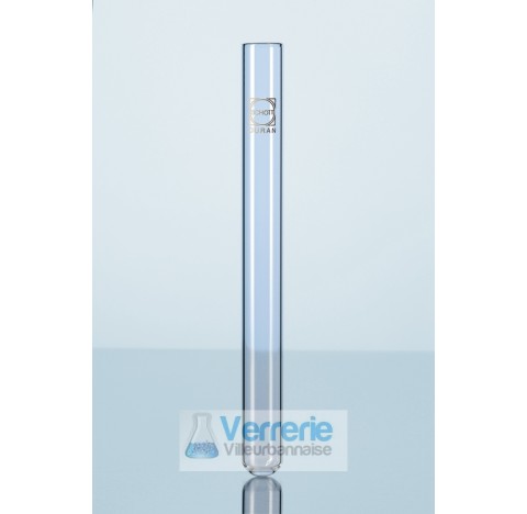 DURAN Tube a culture a bord droit, pour capuchons de Kapsenberg, 18x180 mm, 30ml 0 . Duran Schott