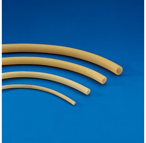 Tuyau latex diam int x ext: 10x14 mm vendus par 10m.<br>Fabriqués en latex transparent<br>Surface li