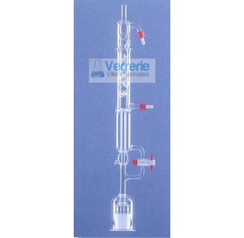 Condenseur de soxhlet de Twisselman 100 ml   pour l'extraction sous vide fabrique dans nos ateliers