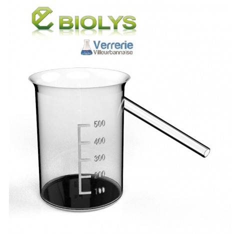 Vase de boudreau 600ml   verre pyrex fabrique dans nos ateliers en France